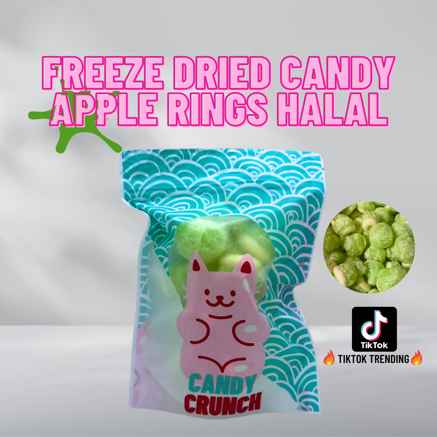 Freeze Dried Apple Ring Gummy Halal