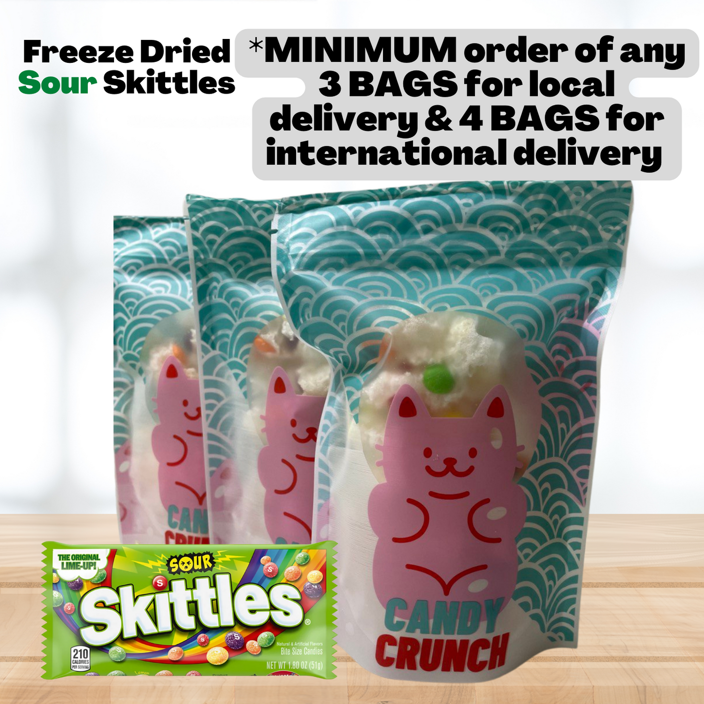 VALUE ALL 8 BAGs OF FREEZE DRIED CANDY PROMOTION