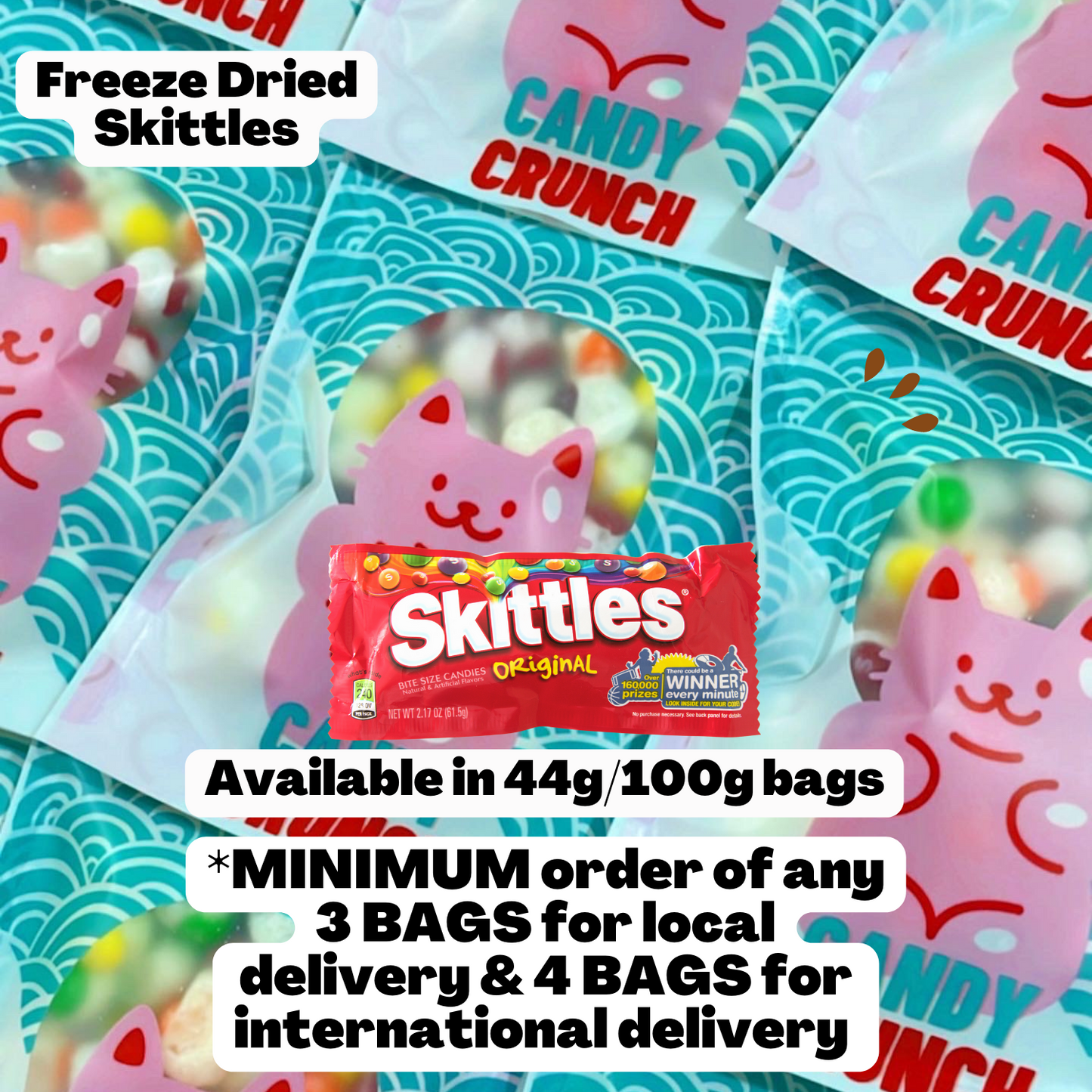 VALUE ALL 8 BAGs OF FREEZE DRIED CANDY PROMOTION